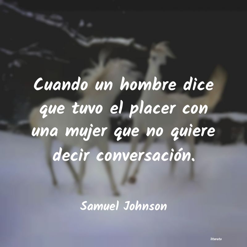 Frases de Samuel Johnson