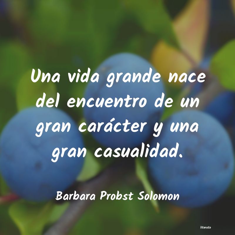 Frases de Barbara Probst Solomon