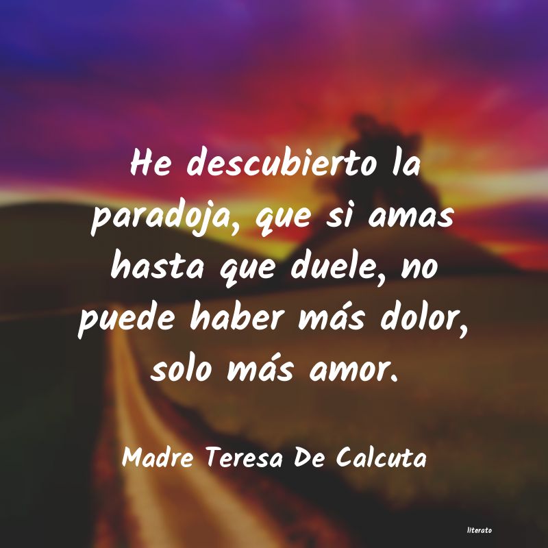 Frases de Madre Teresa De Calcuta