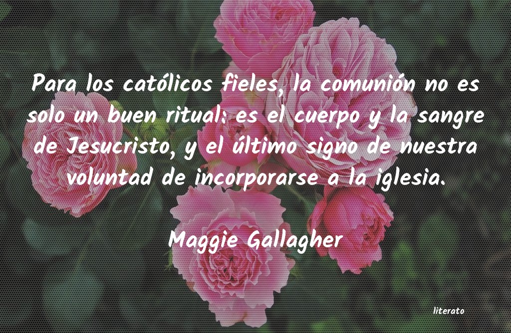 Frases de Maggie Gallagher