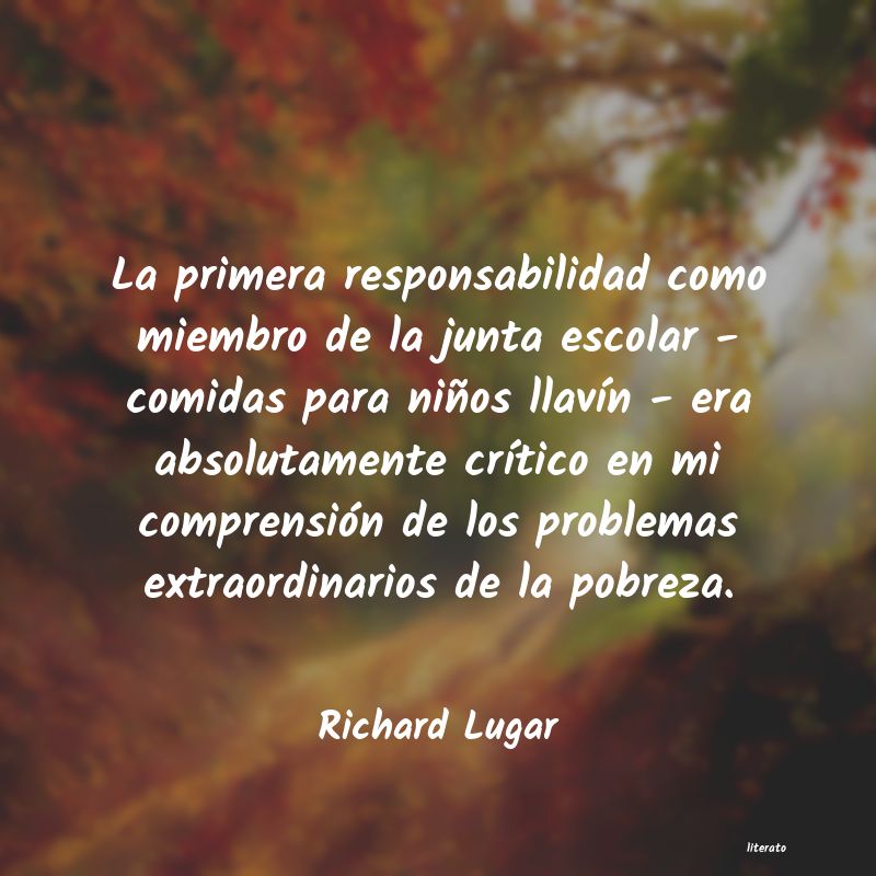 Frases de Richard Lugar