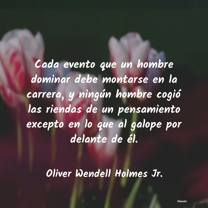 Frases de Oliver Wendell Holmes Jr.