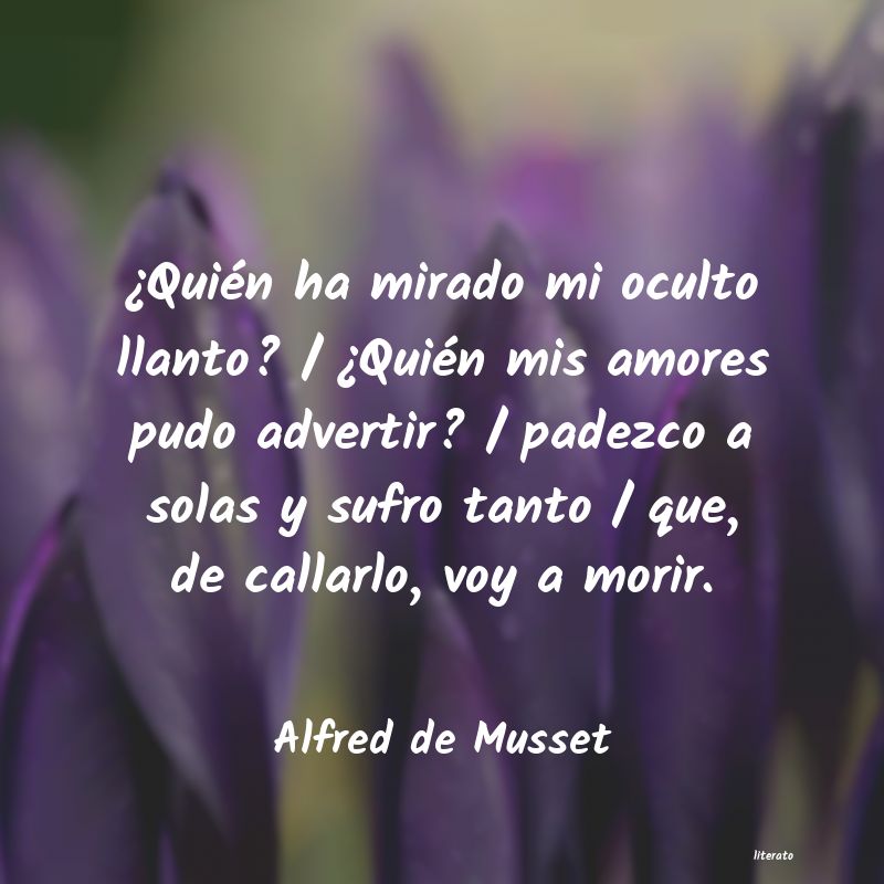 frases de Alfred de Musset