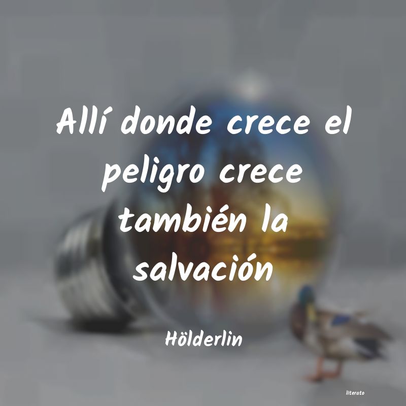 Frases de Hölderlin