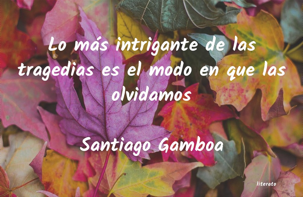 Frases de Santiago Gamboa