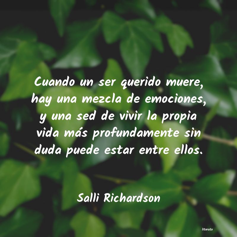 Frases de Salli Richardson