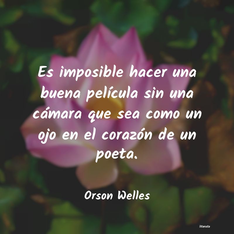 frases de Orson Welles