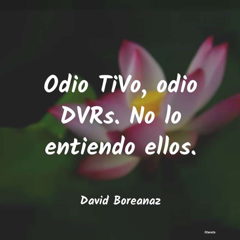 Frases de David Boreanaz