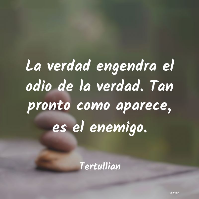 frases de Tertullian