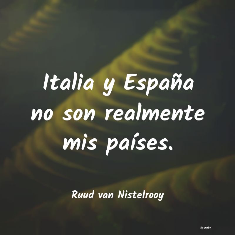 frases de Ruud van Nistelrooy