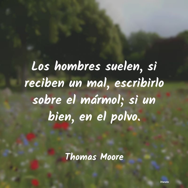 Frases de Thomas Moore