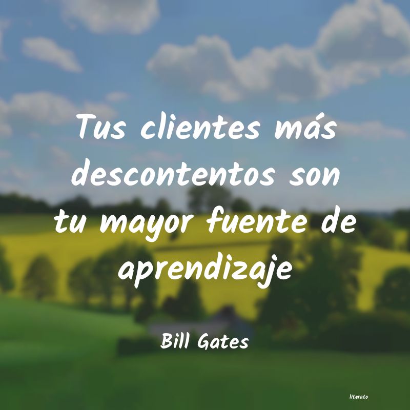 frases de Bill Gates