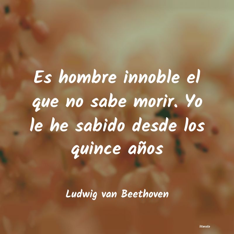 frases de Ludwig van Beethoven
