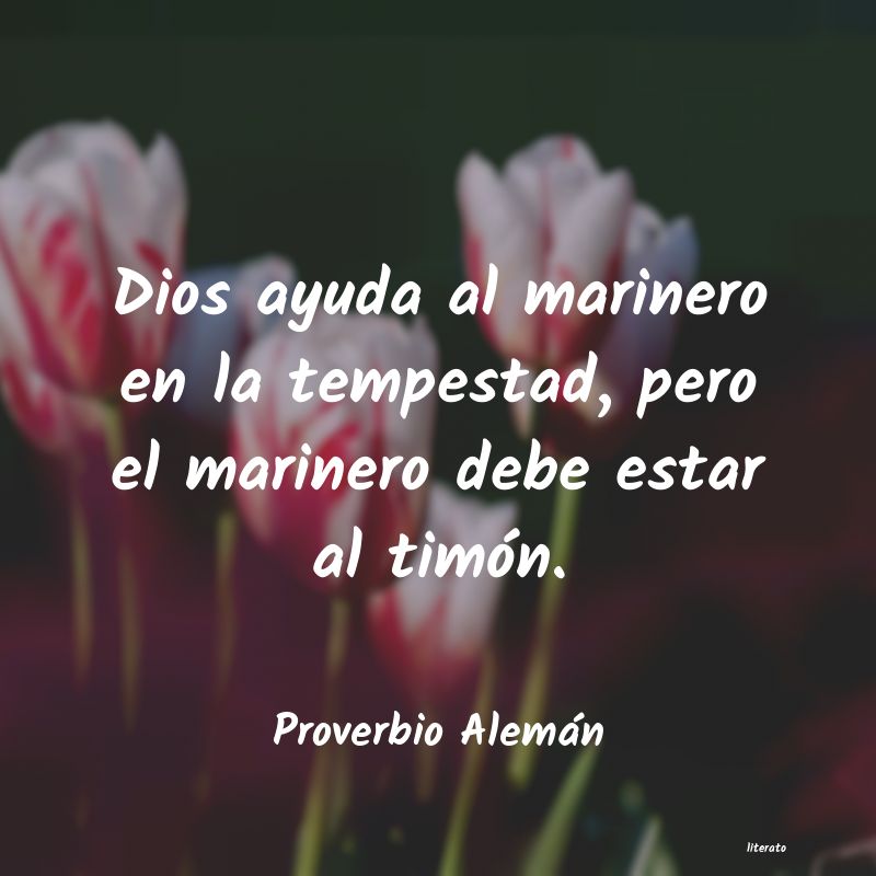 Frases de Proverbio Alemán