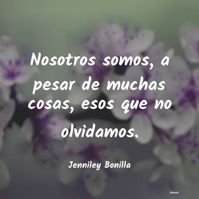 frases de Jenniley Bonilla