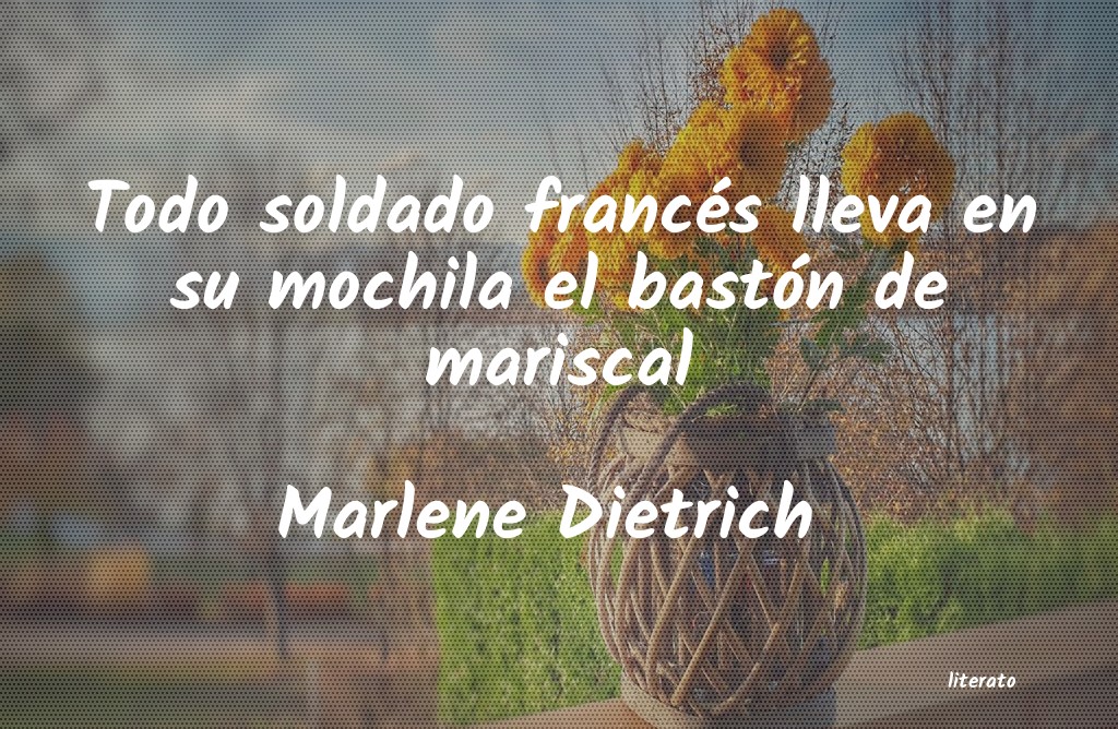 Frases de Marlene Dietrich