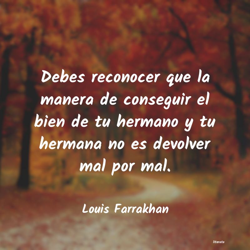 Frases de Louis Farrakhan