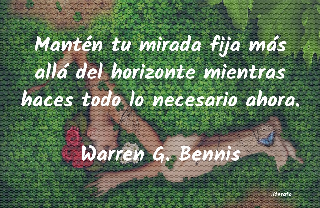 warren bennis liderazgo