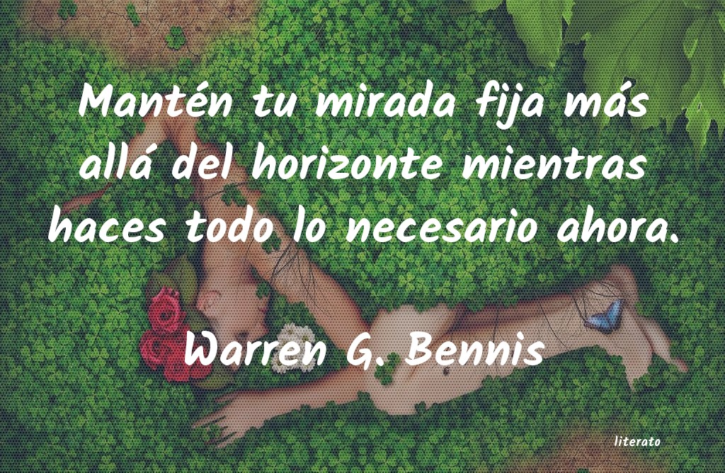 Frases de Warren G. Bennis