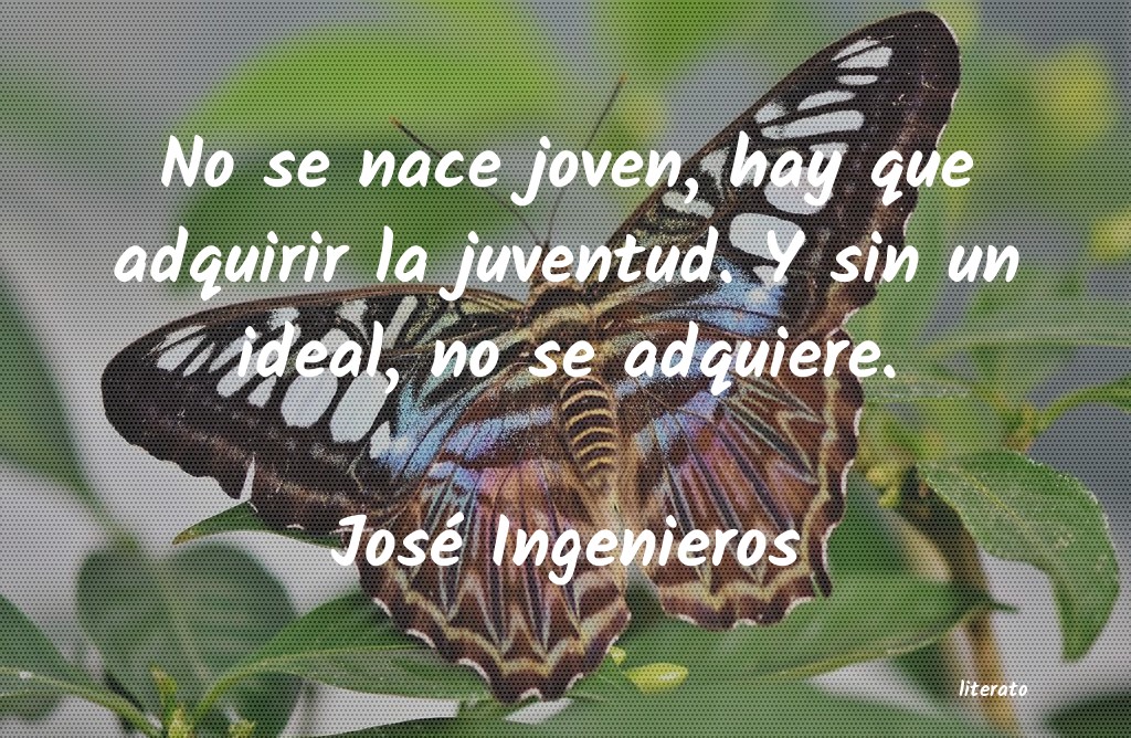 Frases de José Ingenieros