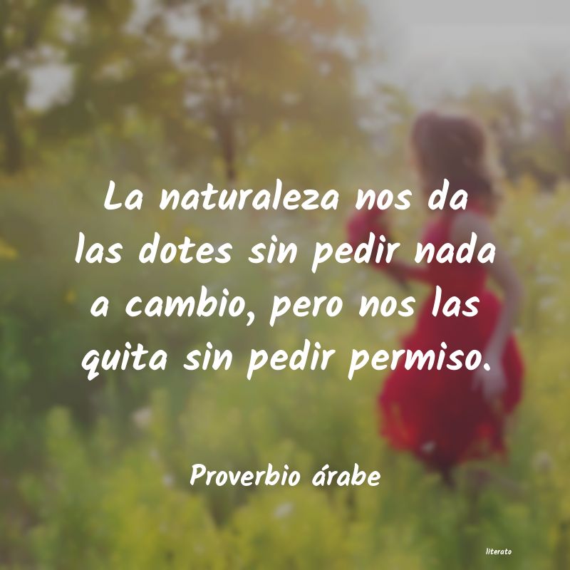 frases para salvar la naturaleza