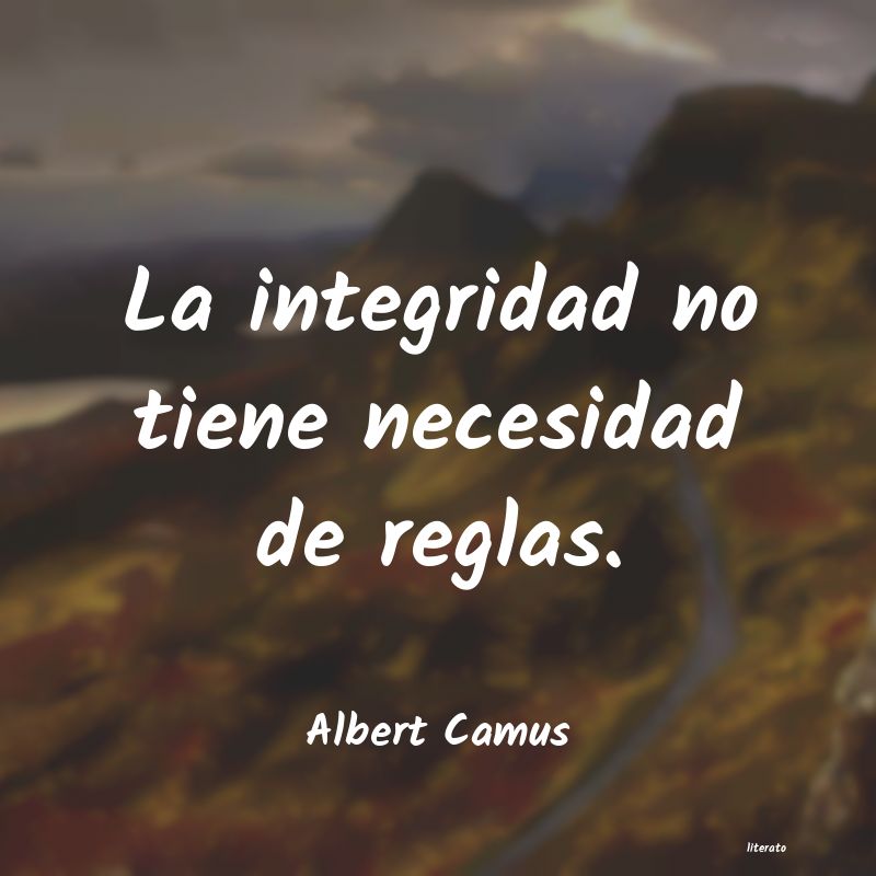 frases de integridad humana