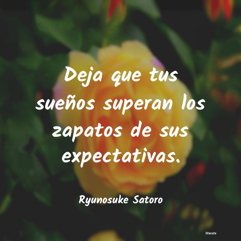 Frases de Ryunosuke Satoro