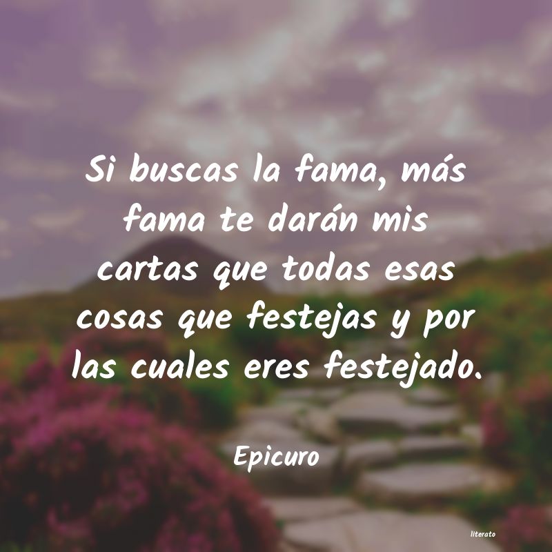 frases de Epicuro