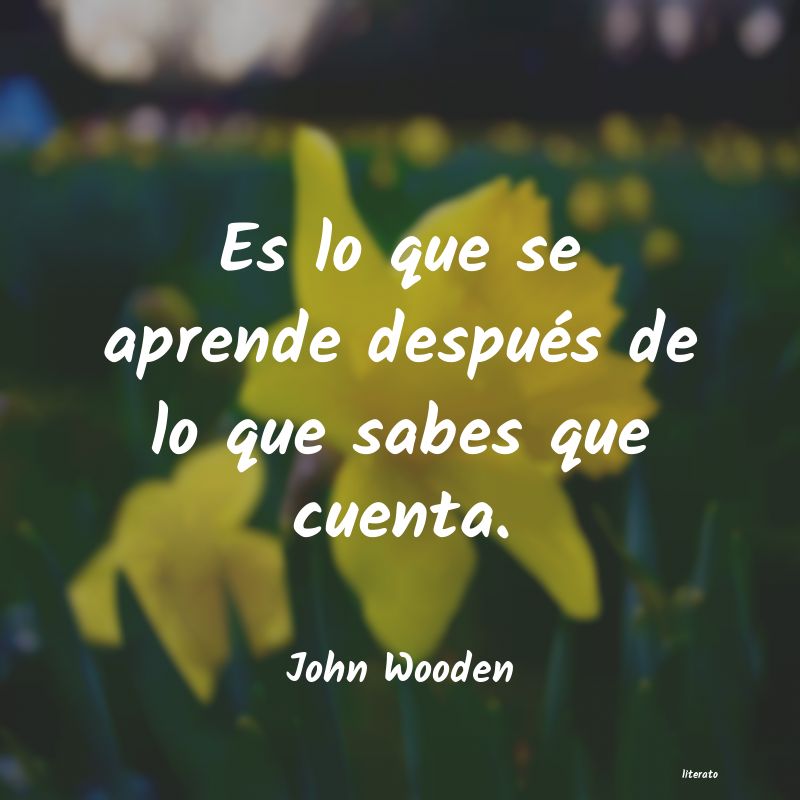 Frases de John Wooden