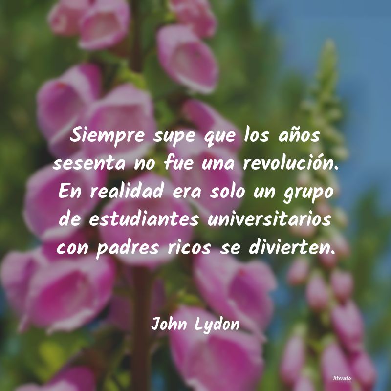 frases de John Lydon