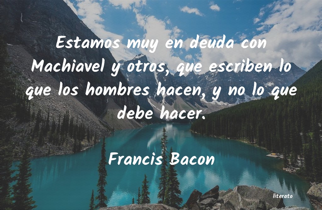 Frases de Francis Bacon