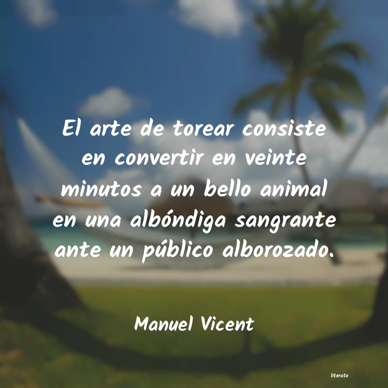 Frases de Manuel Vicent