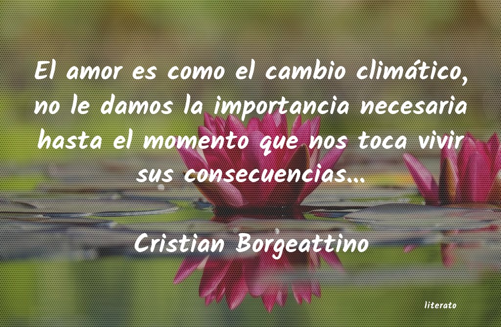 Frases de Cristian Borgeattino