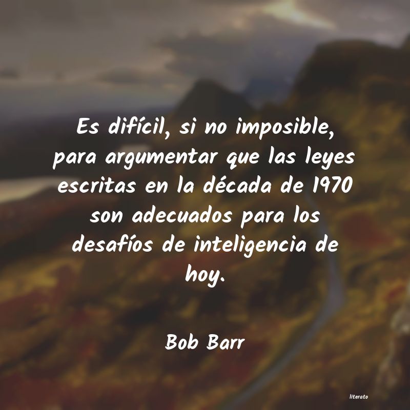 Frases de Bob Barr