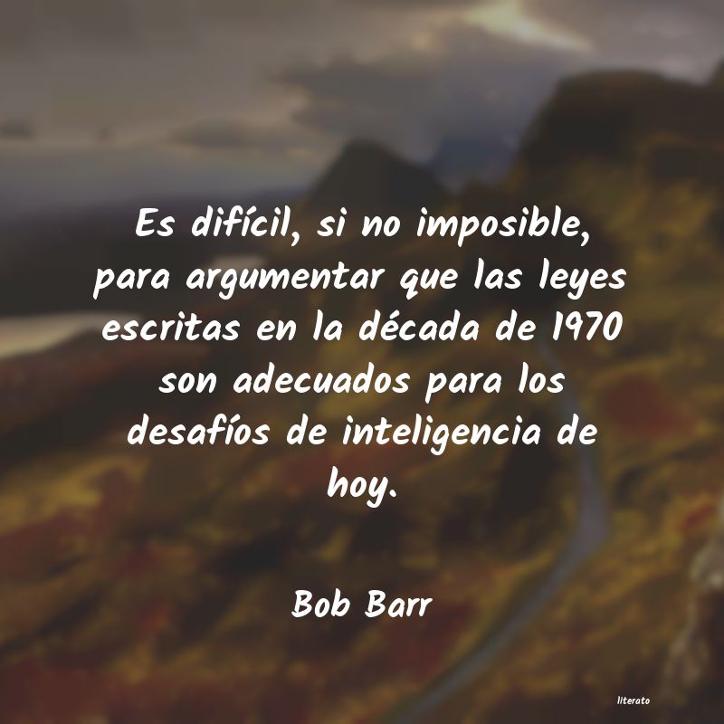 frases de Bob Barr
