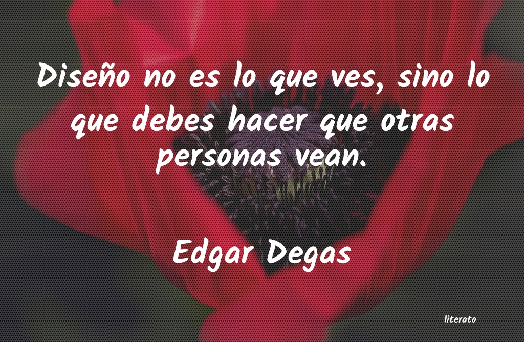 frases de Edgar Degas