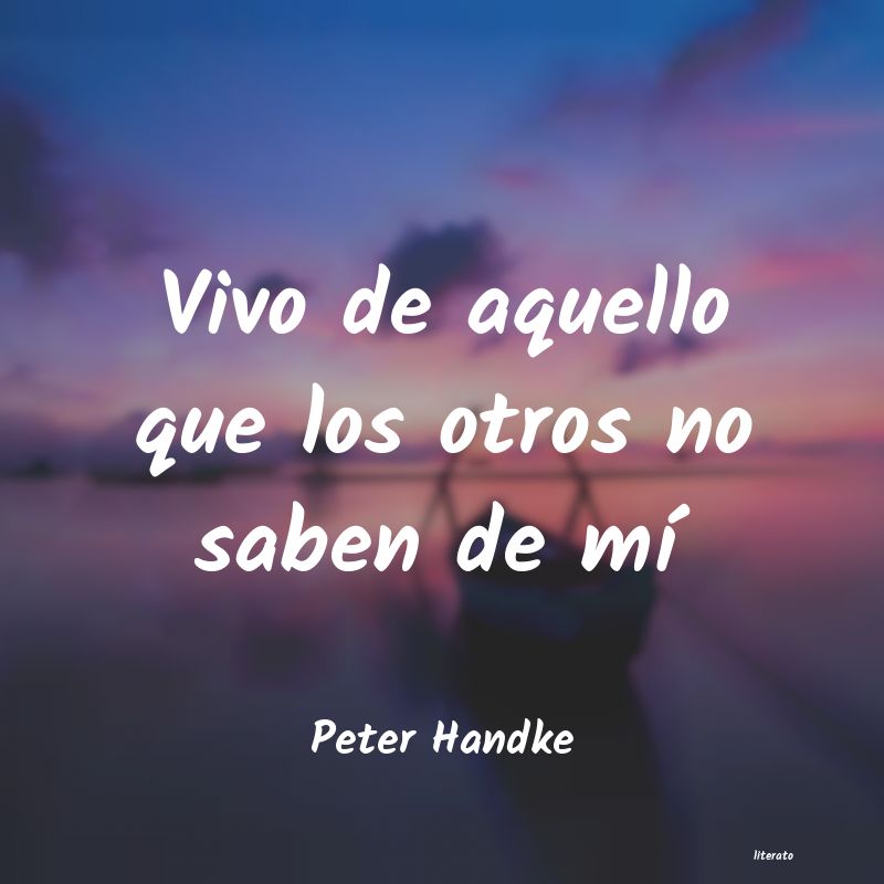 Frases de Peter Handke