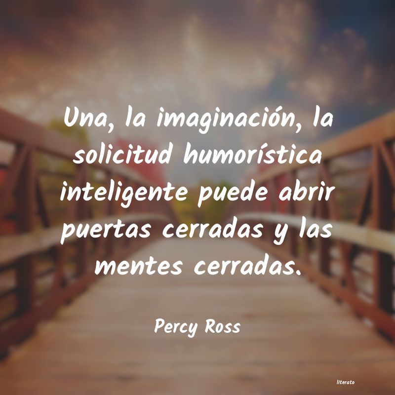 frases de Percy Ross