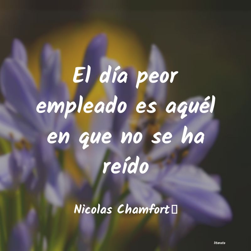frases de Nicolas Chamfort