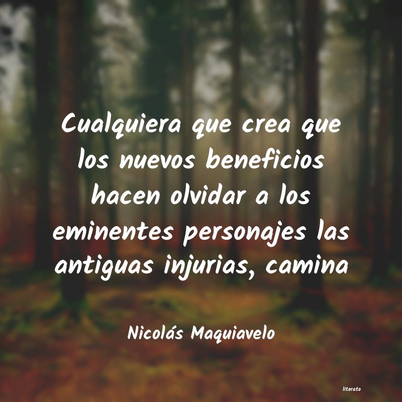 frases de Nicolás Maquiavelo