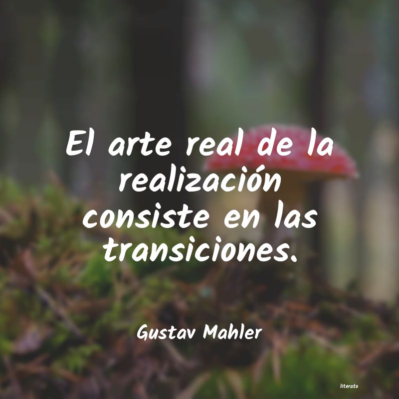 frases de Gustav Mahler