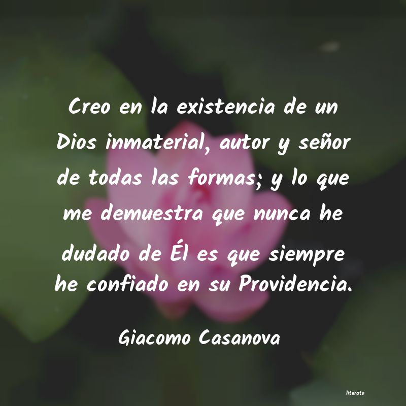 frases de Giacomo Casanova