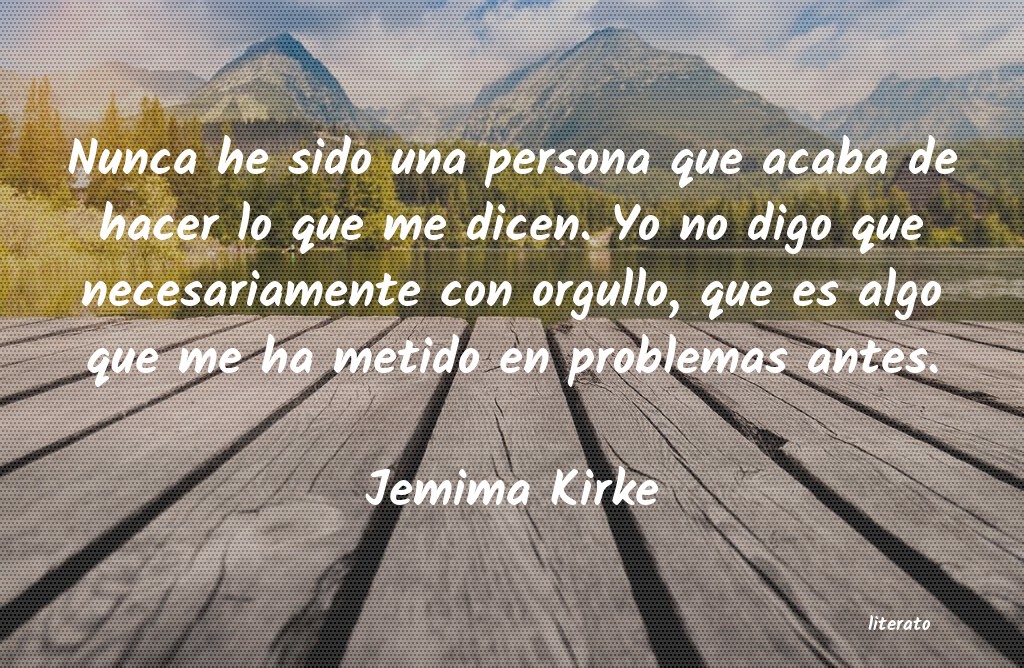 Frases de Jemima Kirke