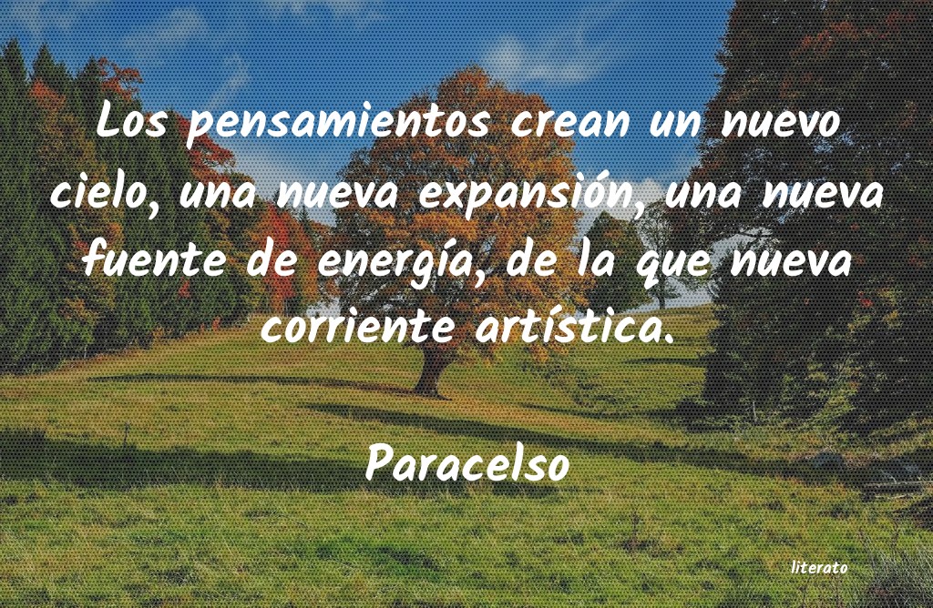 Frases de Paracelso