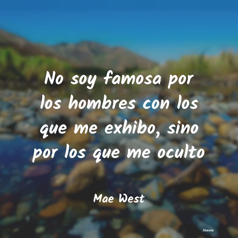 frases de Mae West