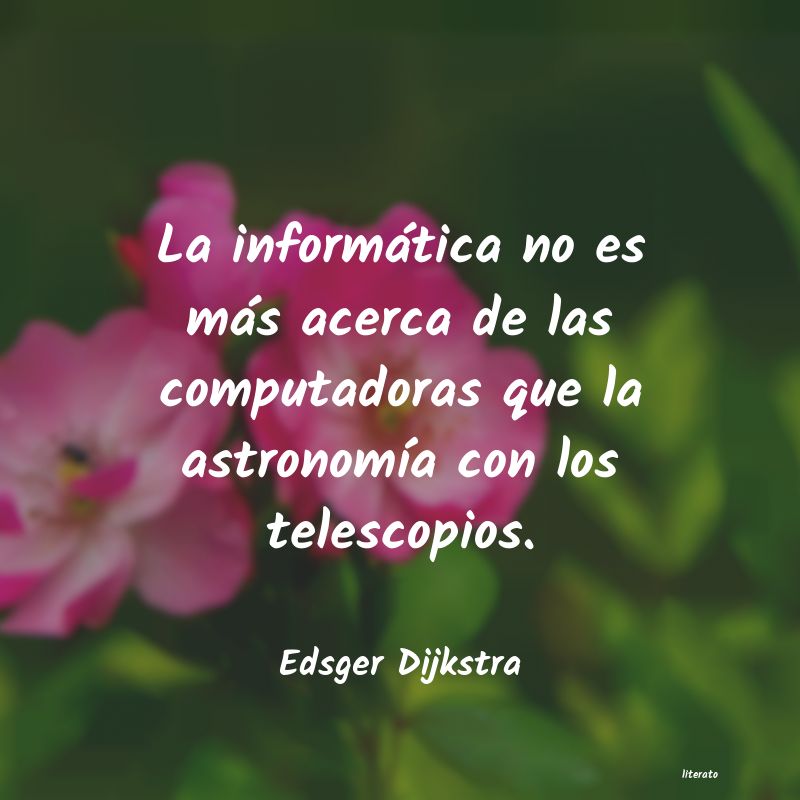 Frases de Edsger Dijkstra