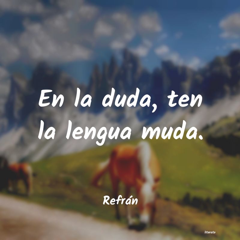 frases de Refrán