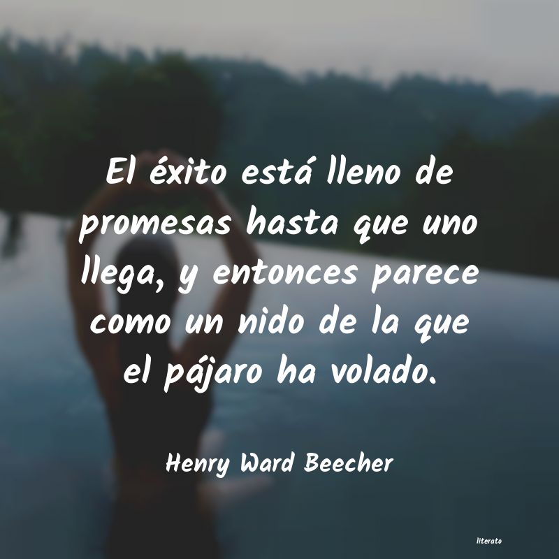 frases de Henry Ward Beecher