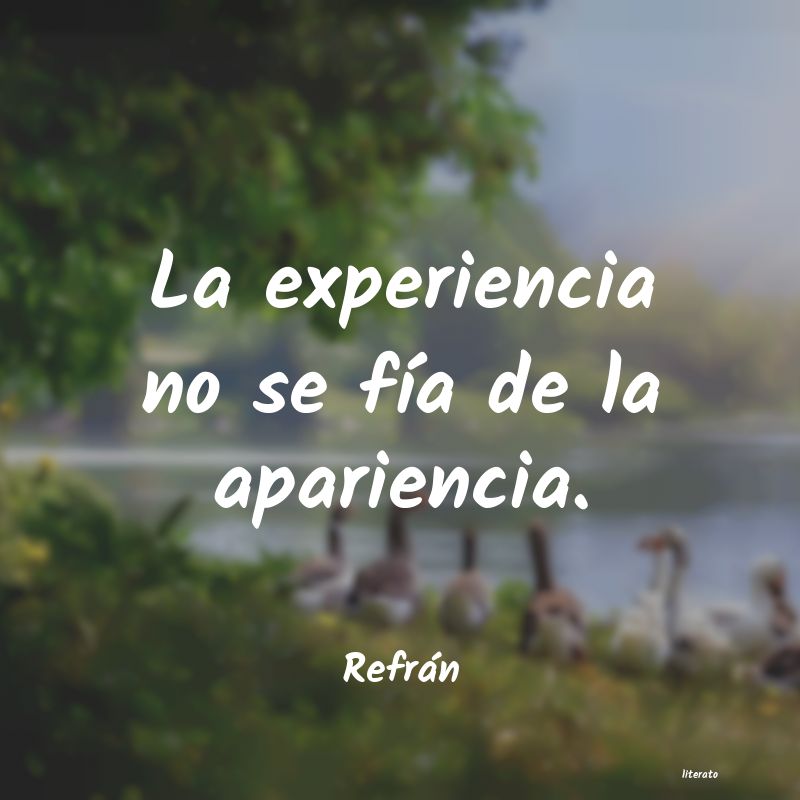 Frases de Refrán