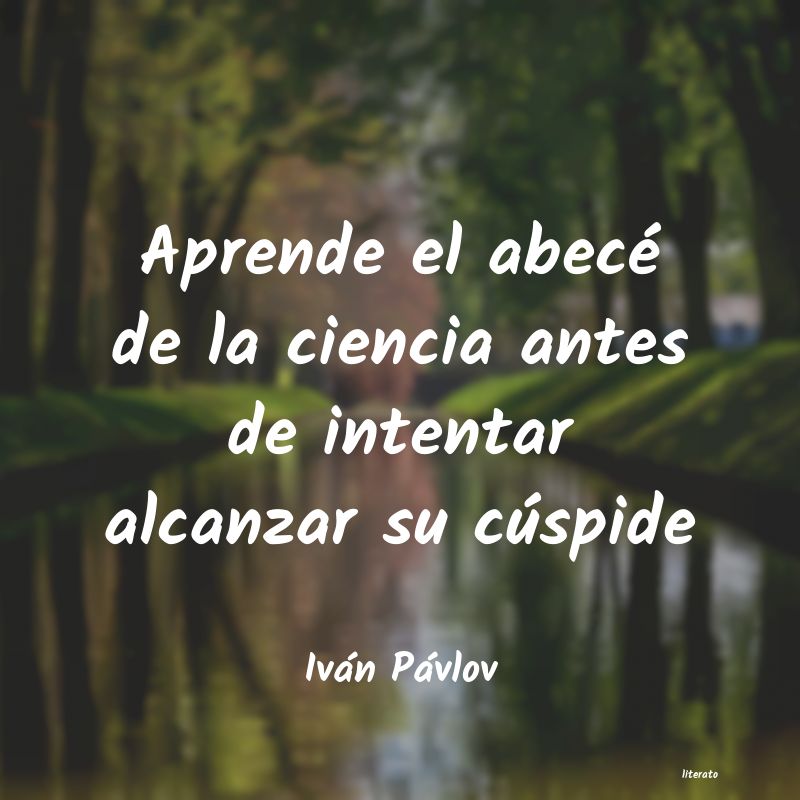 Frases de Iván Pávlov